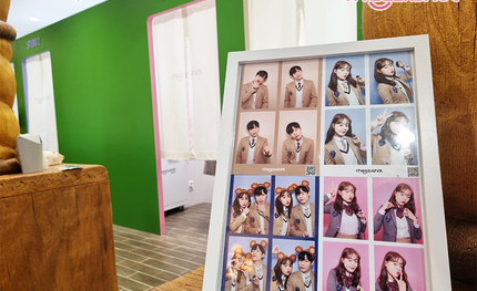 롯데월드어드벤처 부산점 '치즈앤샷' 포토키오스크 납품