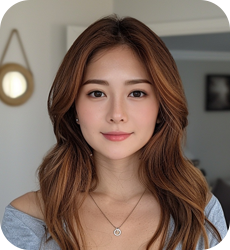 After applying AI Beauty filter