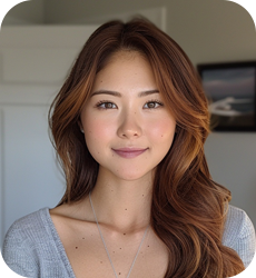 Before applying AI Beauty filter