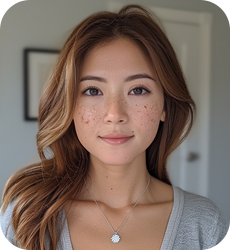 Before applying AI Beauty filter