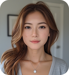 After applying AI Beauty filter